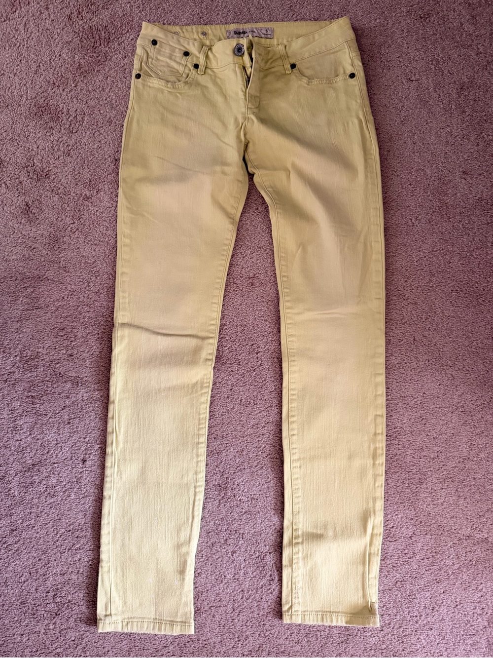 Women’s papaya Slim Fit Yellow Jeans